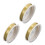 3X Coloured Brass Wire Gold 9M x 0.5mm 1