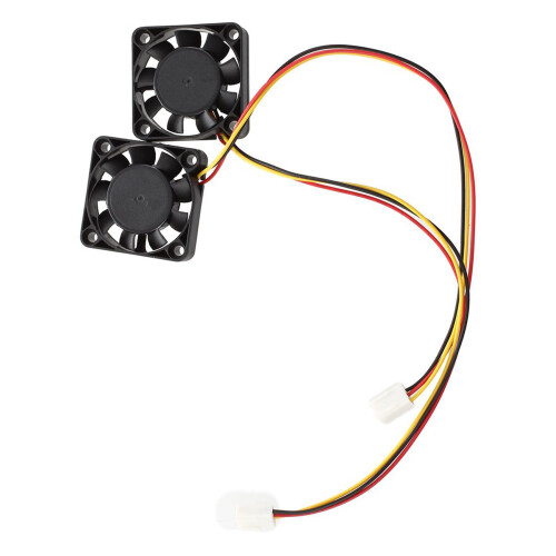 6 Pcs 3 Pin 40mm Square PC Computer Cooling Fan  12V Black 1