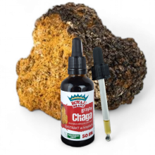 Chaga kivonat 50 ml (Inonotus obliquus) Adaptogens Supplement Chaga gomba kivonat teacseppekhez