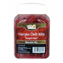 Chili Pepper Angel Hair Threads - 40g - Smuk farve God i en praktisk krukke