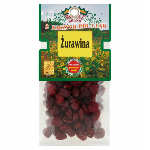 Áfonyalé édesítve, szárított áfonya 100g