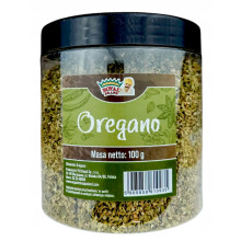 Oregano i et flot genanvendeligt glas 100g stort HoReCa-glas