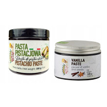 Vaniljepasta med Bourbonvanilje 100 g + SICILIANSK PISTACIEPASTA 200 g