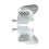 For Retroid Pocket 5 Grip Case Comfortable Protective Shell for RP5 Game Console Ergonomic Controller Holder Hollow B 2