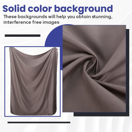 1.5x2M Photography Background Backdrop Cloth for Photo Studio Video Props Solid Color Wall Decor Light Grey 2