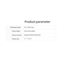 POE MODULE Power over Ethernet Expansion Board for Jetson Orin /Jetson Orin NX