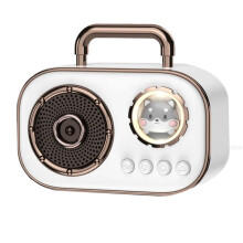 Altavoz Retro Subwoofer Altavoz InaláMbrico Altavoz de Escritorio de Alta Calidad Altavoz PortáTil para el Hogar-