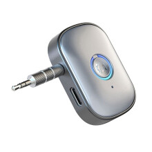 Adaptador Auxiliar 5.3 para Coche con Cancelación de Ruido, Conector de 3,5 Mm, Receptor Audio Estéreo Inalámbrico para Coche para