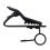10 Pcs Ring  7.5 mm Microphone Clip Holder Tie Clip Collar Clip Practical (Black) 4