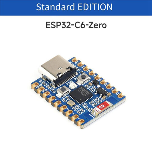 5X ESP32 C6 Zero Development Board WiFi 6 ESP32  Modul Dual Processor Stöder 2,4GHz WiFi  LE-Modul 2