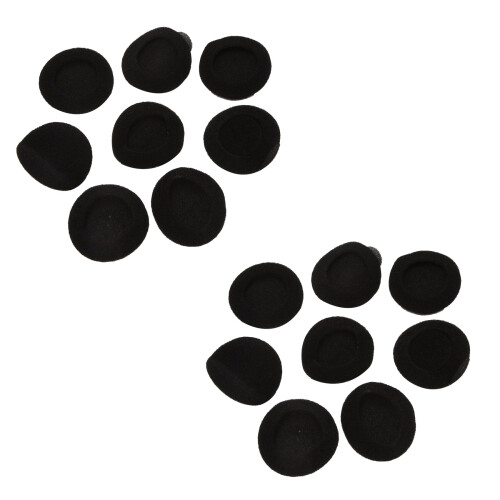 8 Pair 55mm Replacement Earphone Pad Covers for Headset Headphone Black 1