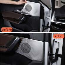 Para X1 U11 2023 2024 Puerta de Coche de Acero Inoxidable Audio Altavoz Cubierta Decorativa Embellecedor Accesorios Interiores