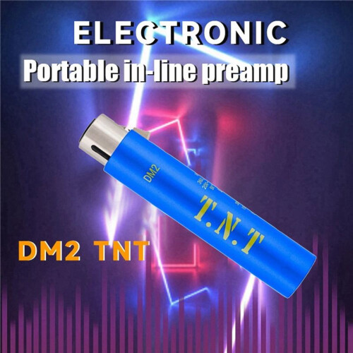 2X Replace for DM2 Dynamite Active In- Mic Preamp+30DB Gain Strong Anti-Interference for DM2 T.N.T Mic Preamp