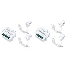 2X Tuya Life ZigBee Medidor de EnergíA Bidireccional 2 Canales con Abrazadera CT App Monitor EnergíA Solar,80A,110V 240VAC