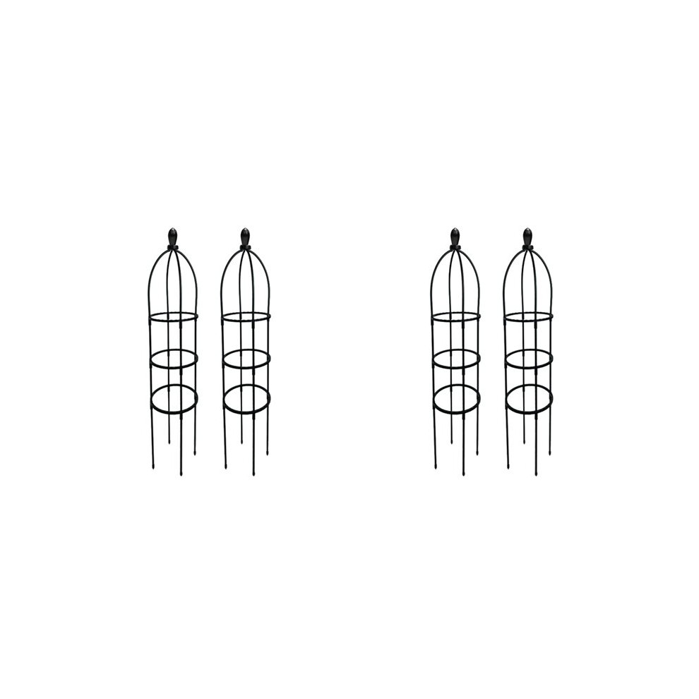 Climbing Plant Obelisk Trellis, Garden Trellis, Climbing Vine Plant Stand, Flower Stand, Plant Tower,4Pcs(B) 6031541301459