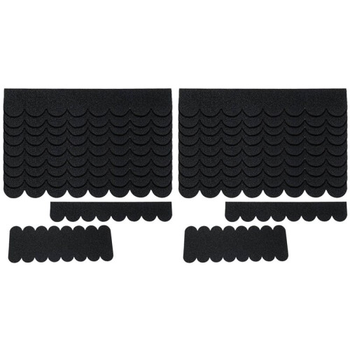 Paquete de 106 Fieltros para Techos para Pajareras, Tejas Autoadhesivas Impermeables, Ideales para Techos de Edificios Pequeños.