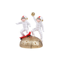 Fermalibri Creativo Astronauta Leggio per Libri Fermalibri Statue Leggero Porta Libri di Lusso Portaoggetti per Libri Libro da Scrivania Deflettore B