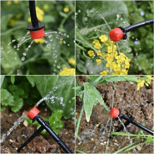 Automatic Flower Pot Watering System DIY Drip Irrigation System Garden Hose Micro-Drip Watering Kits Adjustable Drippers 2