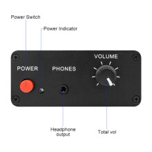 3X AU-10X NE5532 Preamplificador de Señal de Audio Auriculares Pre AMP Board Gain 20Db RCA 3.5MM Control de Volumen Tono 12V