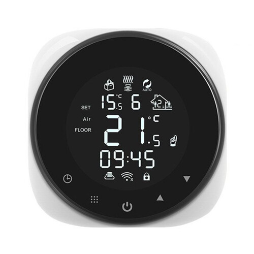 Wifi Thermostat for Electric Floor Heating Voice Control Programmable Temperature Easy Installation & Setup