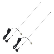2X BNC-M UHF+VHF Vehicle-Mounted Antenna for NAGOYA UT-108UV