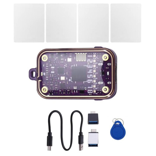 RFID  Chip Reader  Card Emulator EM125KHZ IC 13.56Mhz Badge RFID Duplicator Read Writer Support