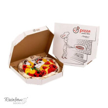 Pizzakeverék zokni Vegetáriánus, Pepperonis, Capricciosa Pizzakeverék zokni Vegetáriánus, Pepperonis, Capricciosa EU 47-50