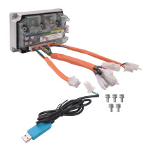 Intelligent Programmable EM100GTS 72360S 200A 3kw Brushless Controller QS Motor Electric Motorcycle Motor Scooter