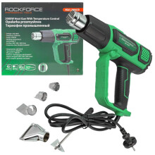 Elektrisk varmepistol 2 hastigheder 4 dyser 600C 2000W