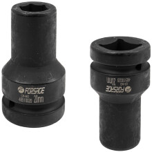 1" 20 mm 6-kantet dyb slagtopnøgle