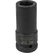 3/4" 6-kantet slagtopnøgle 21 mm Partner