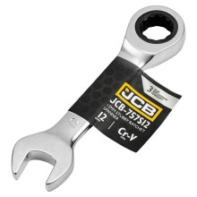 Rövid, 12 mm-es racsnis villáskulcs