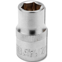 JCB dugókulcs 1/2" 12 mm 6-pontú Cr-V