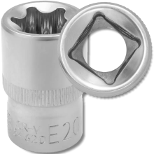 JCB TORX dugókulcs 1/2" Cr-V E20