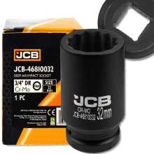 JCB MÉLY ÜTŐDUGÓ 3/4" Cr-Mo 12-pontos 32mm