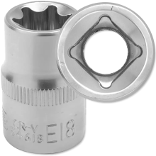 JCB TORX dugókulcs 1/2" Cr-V E18