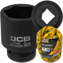 JCB IMPACT dugókulcs, mély, 1" 54mm, 6-pontos króm-molándzöld dugókulcs