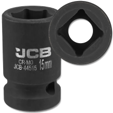 JCB ütvecsavarhúzó 1/2" 15 mm 6-pontú króm-molícium dugókulcs