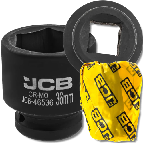 JCB JCB Slagtopnøgle 3/4" 36 mm 6-punkts Cr-Mo topnøgle