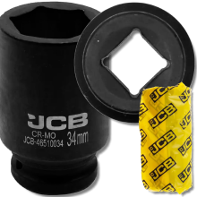 JCB MÉLYHŰTŐ DUGÓKULCS 3/4" Cr-Mo 6-PONTÚ 34 MM-ES DUGÓKULCS