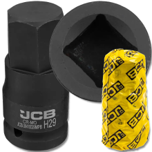 JCB ütvecsavarozó bitfej 3/4" 29mm 6-pontos króm-molícium dugókulcs