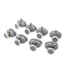 (25MM) Nylon Single Pop Up Pulley Runner Wheel Shower Cabin Sliding Glass Door Rollers