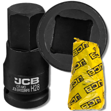 JCB ütvecsavarozó bitfej 3/4" 28 mm 6-pontos króm-molícium dugókulcs