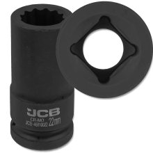 JCB MÉLYHŰTŐ DUGÓKULCS 3/4" Cr-Mo 12-PONTÚ 22 MM-ES DUGÓKULCS
