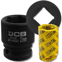 JCB ütvecsavarhúzó 1/2" 23 mm-es 6-pontú króm-molícium dugókulcs