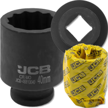 JCB MÉLYHŰTŐ DUGÓKULCS 3/4" Cr-Mo 12-PONTÚ 40 MM-ES DUGÓKULCS