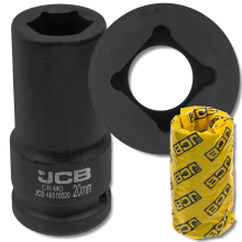 JCB MÉLYHŰTŐ DUGÓKULCS 3/4" Cr-Mo 6-PONTÚ 20 MM-ES DUGÓKULCS