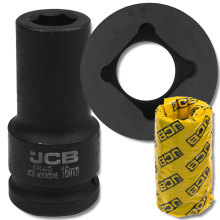 JCB MÉLY ÜTŐDUGÓKULCS 3/4" Cr-Mo 6-PONTÚ 16 MM-ES DUGÓKULCS