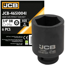 JCB MÉLYHŰTŐ DUGÓKULCS 3/4" Cr-Mo 6-PONTÚ 41 MM-ES DUGÓKULCS