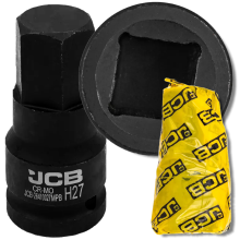 JCB ütvecsavarozó bitfej 3/4" 27 mm 6-pontos króm-molícium dugókulcs